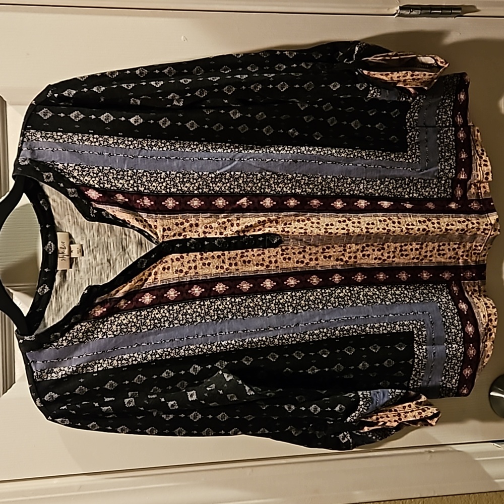 Style & Co Boho Blouse Size PL